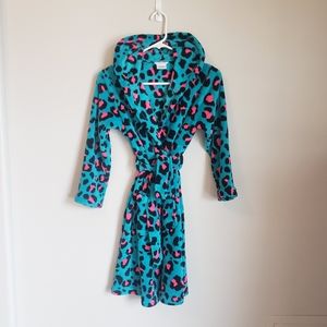 Girls plush robe